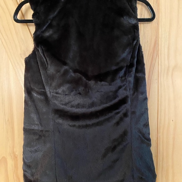 North Face like NEW reversible vest black with black velvet lining size small - Picture 11 of 12